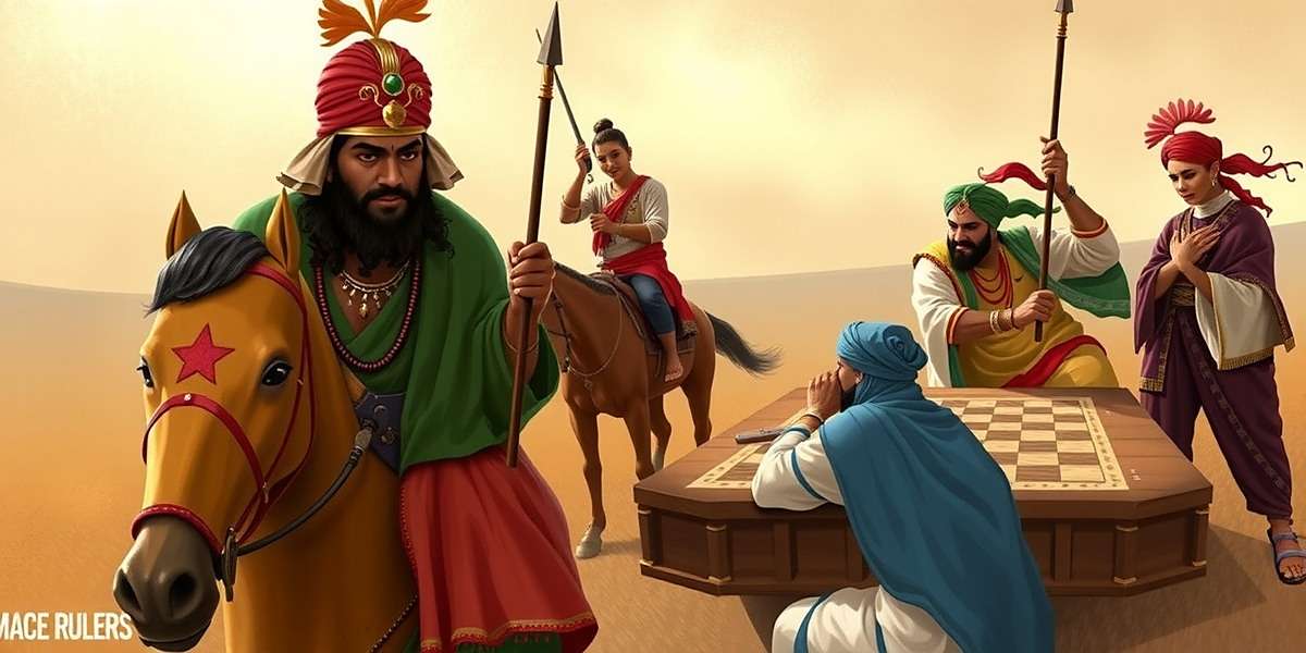 Mace Rajputana Ruler players from different Indian states enjoying the game